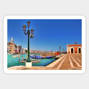 Venice. Promenade of Basilica of S.Maria della Salute. Sticker